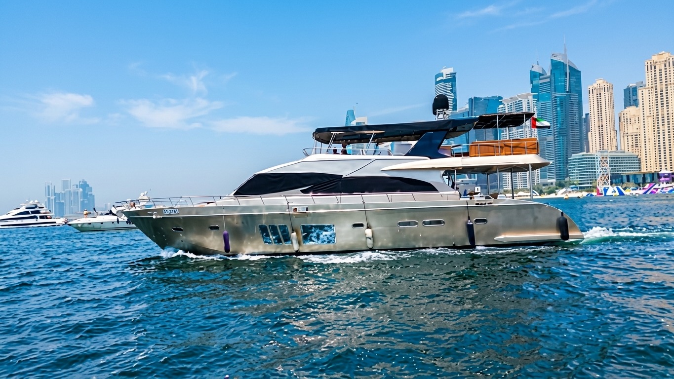 88 Feet  luxury Yacht for 35 guest Aed 799 Each Hour Dubai Yacht